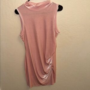 Elegant Pink Sleeveless Top